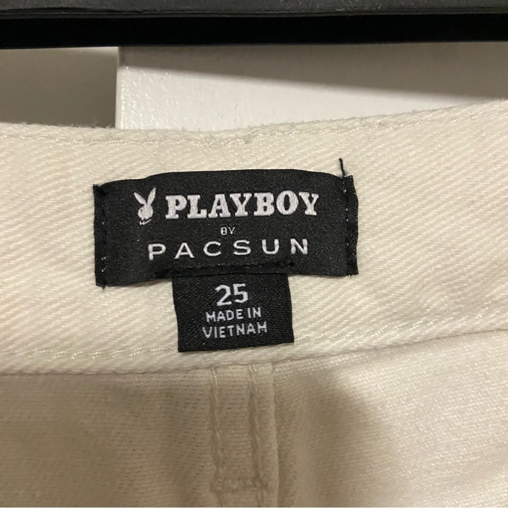 Playboy By PacSun Flower Boyfriend Jeans Size 25 - Picture 5 of 11